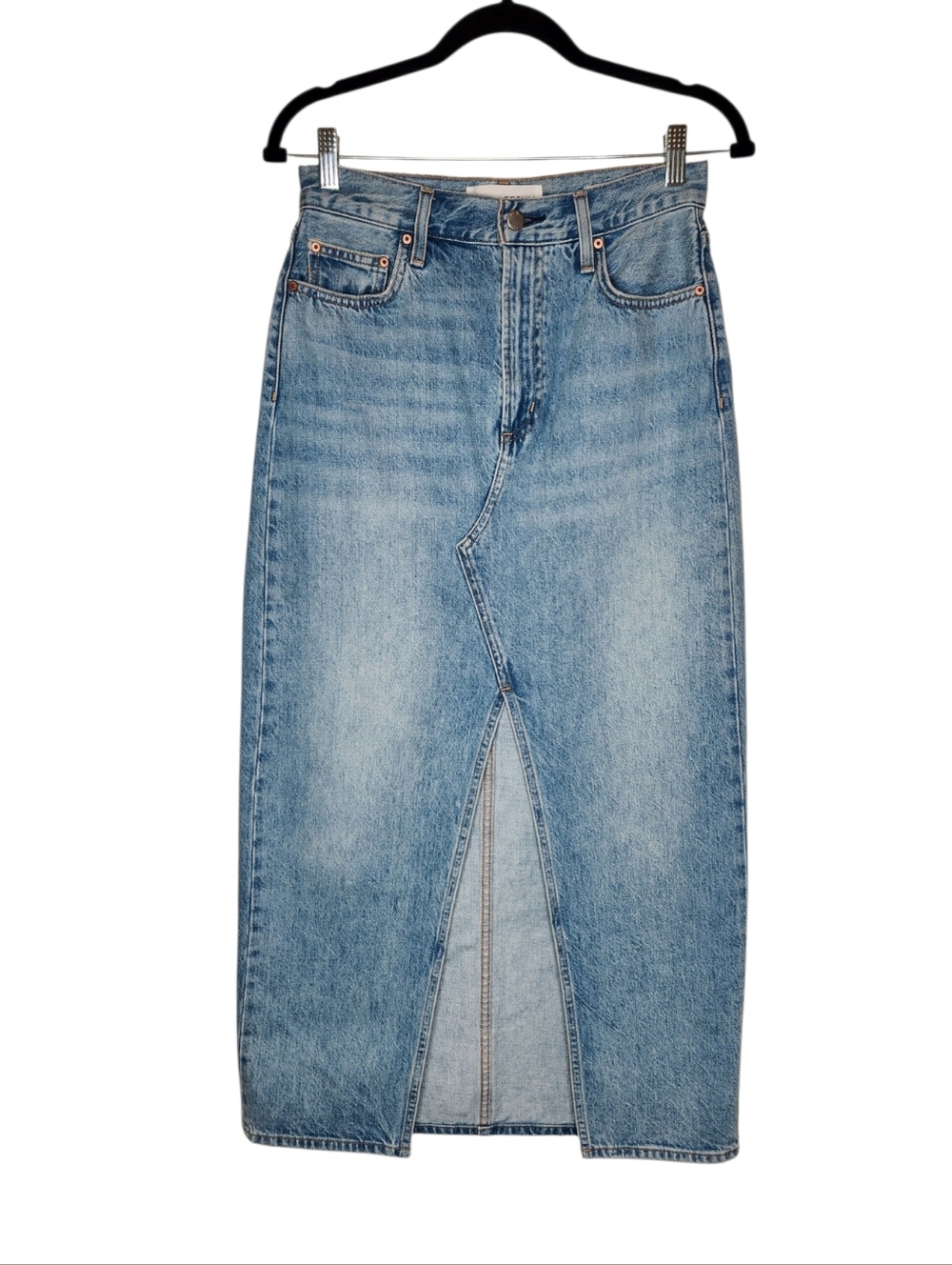 Denim Forum The 90s Vintage Maxi Jean Skirt Size 26